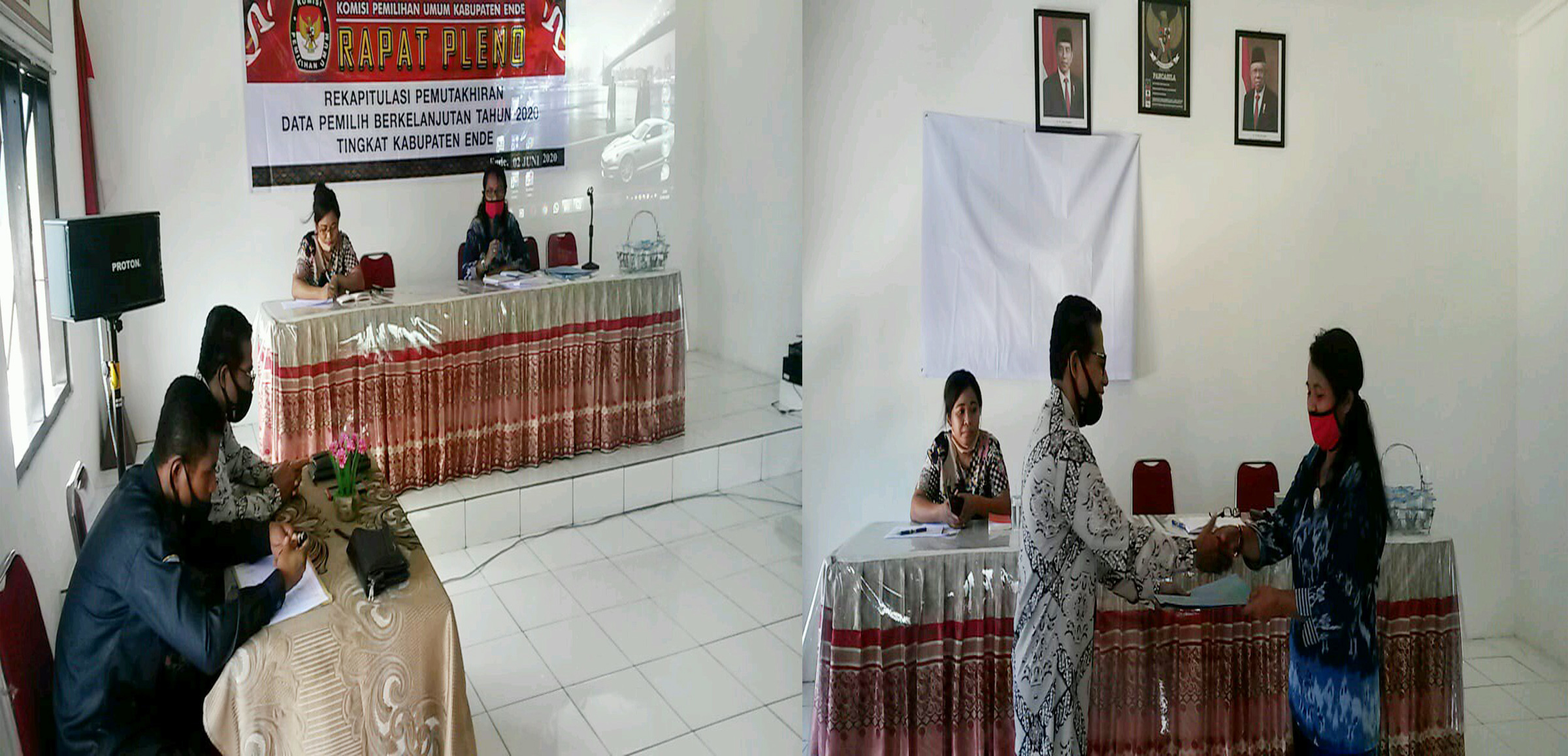 Meskipun  Belum “New Normal,” KPU Ende Tetap Laksanakan Aktivitas