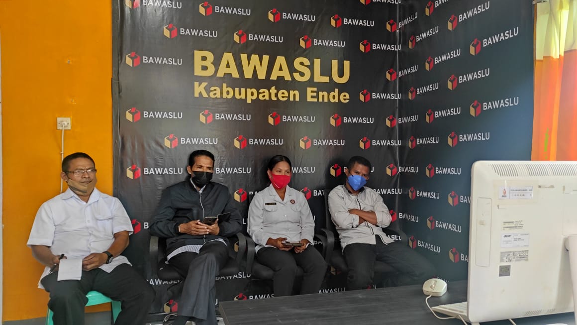 KPU Ende Gelar Rakor DPB  Triwulan II Tahun 2021