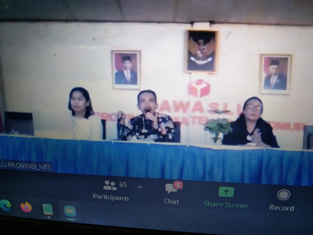 Bawaslu NTT Selenggarakan Kegiatan Advokasi / Pendampingan Hukum Bagi Anggota Bawaslu Kabupaten/Kota