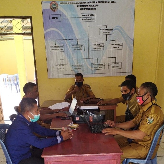 Kordiv HP3S Bawaslu Ende  Lakukan Koordinasi Data di Kecamatan Maukaro