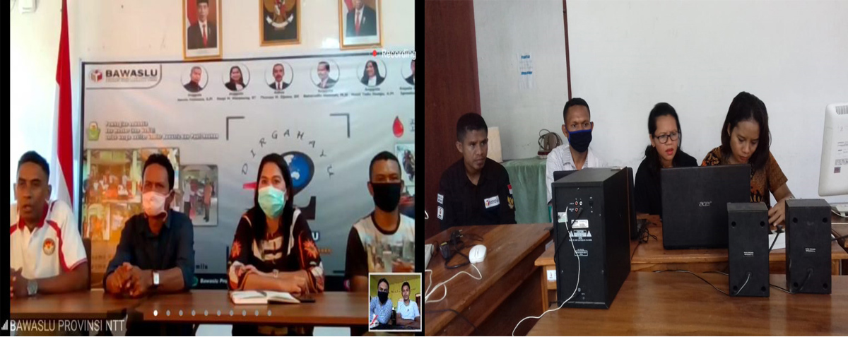 Divisi Hukum Bawaslu NTT,  Gelar Pelatihan Operator JDIH 