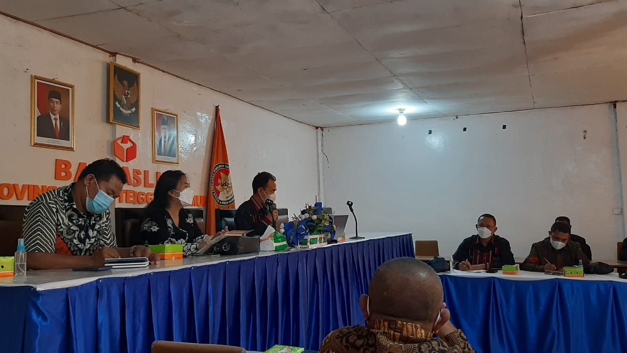 Kordiv HP3S Bawaslu Ende  Ikut Rapat di Bawaslu NTT