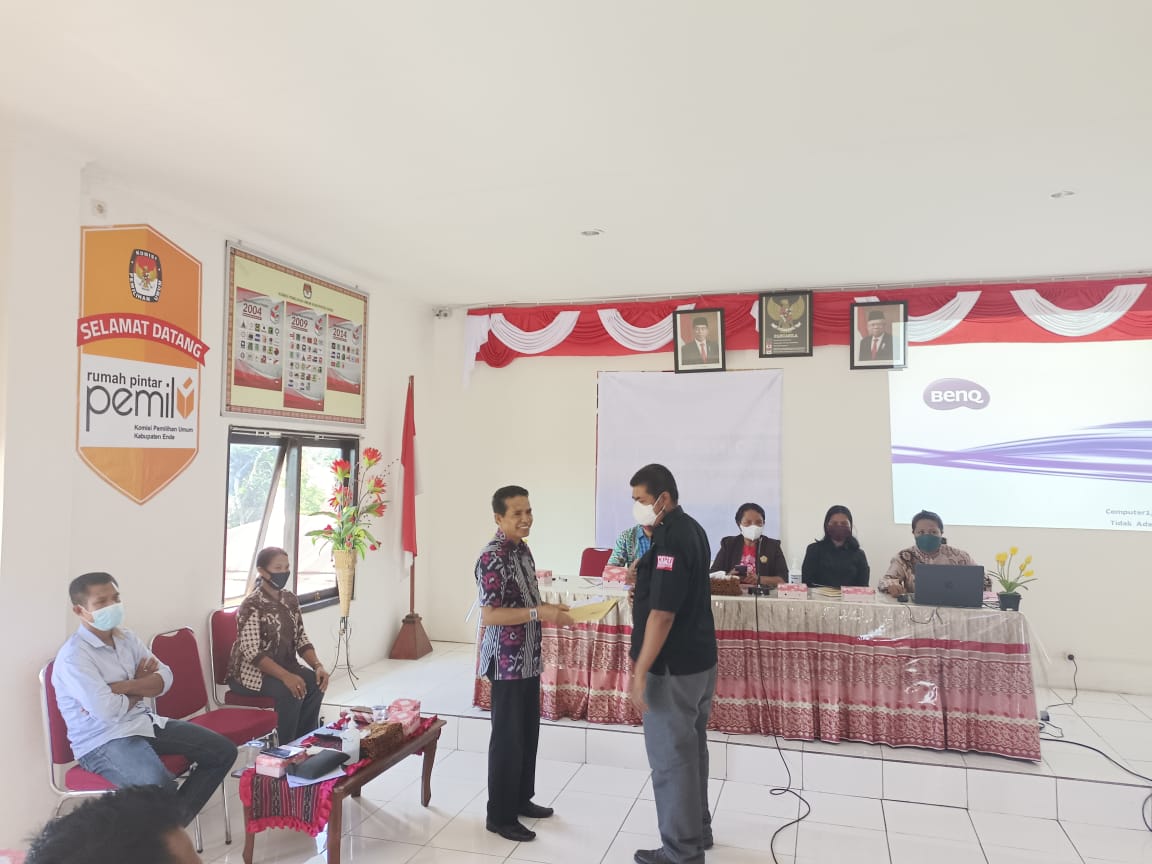 Ketua KPU Ende, Adolorata M.DL.Bi: DPB Triwulan I Alami Penurunan