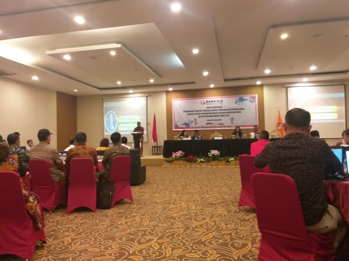Bawaslu Ende Hadir  Rapat Koordinasi Pengawasan di Bawaslu NTT