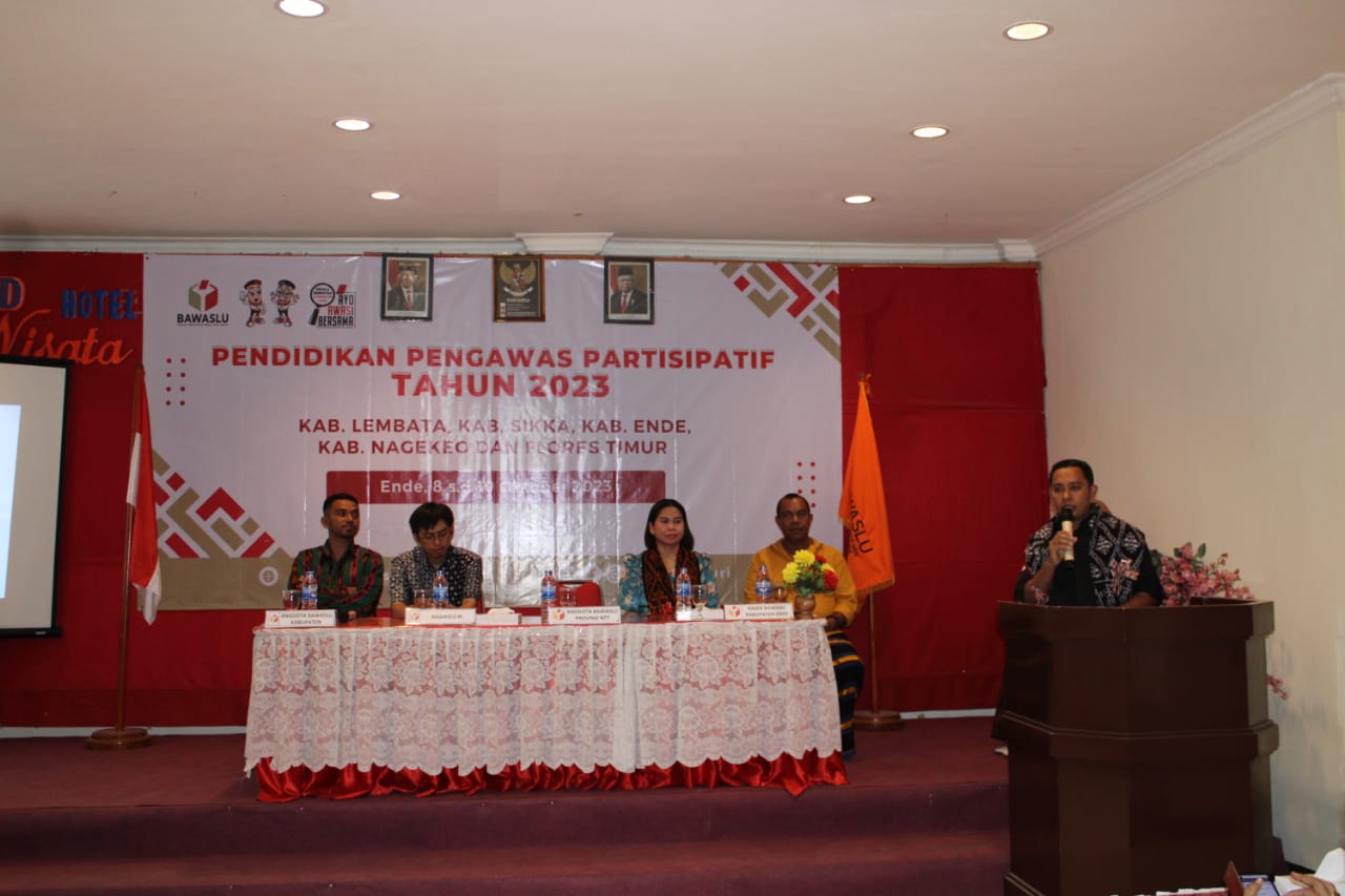 Bawaslu RI Tunjuk Ende Tempat Pelaksana Pendidikan Pengawas Partisipatif Tahun 2023