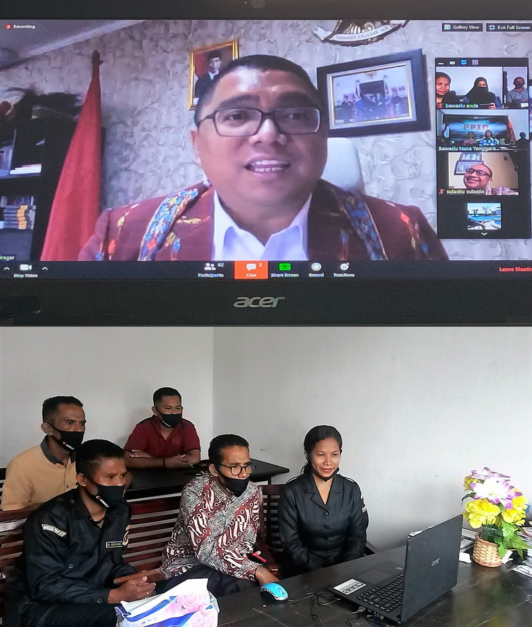 Fritz E.Siregar Anggota Bawaslu RI Membuka Bimtek PPID   Bawaslu Provinsi dan Kabupaten/Kota Se-NTT