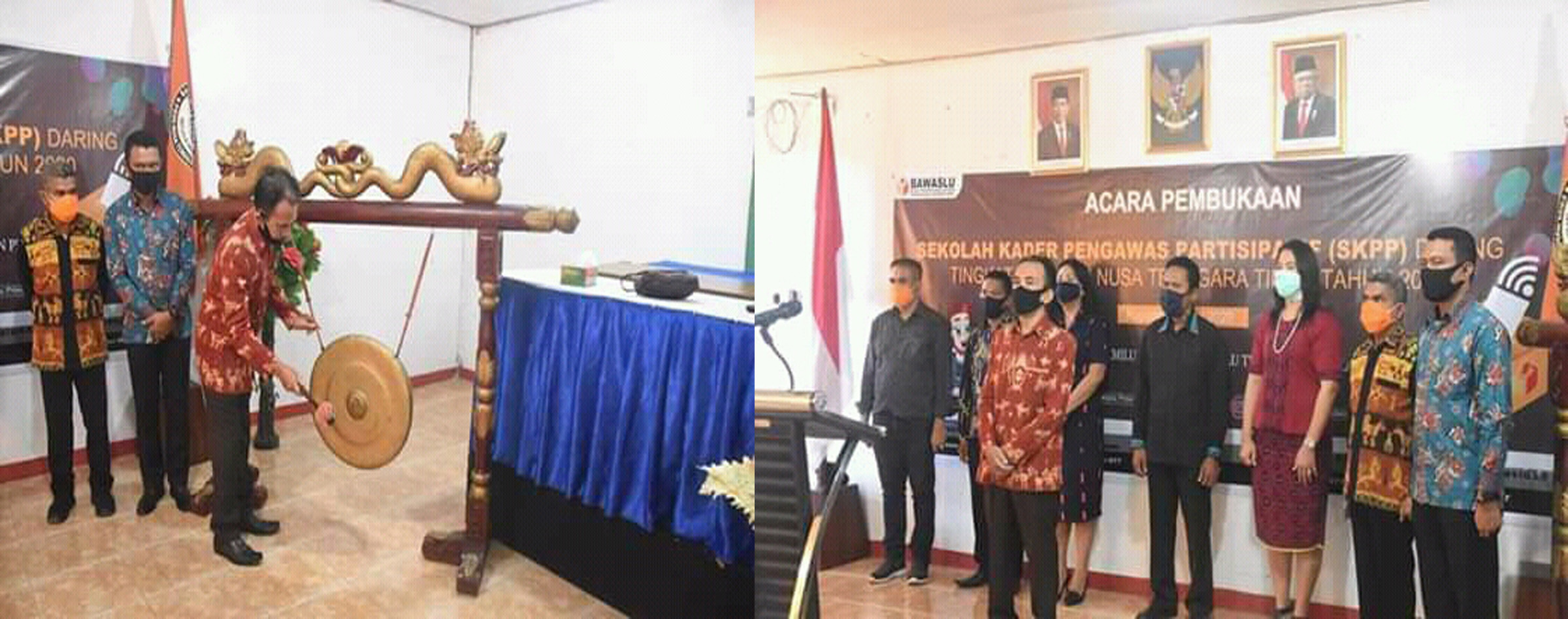 Pembukaan SKPP Daring  Bawaslu Kabupaten/Kota Se-NTT  Diikuti 183 Peserta