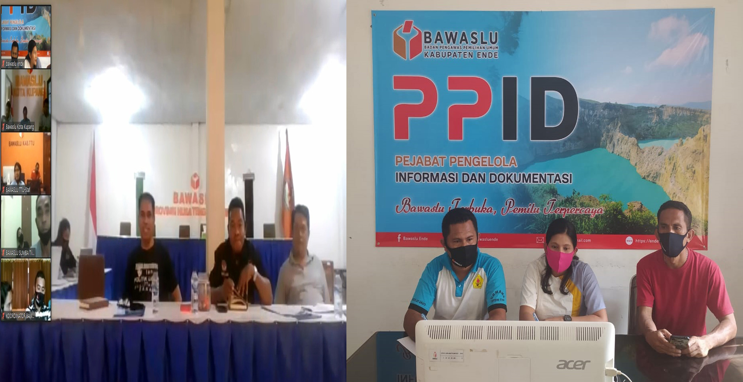 Bawaslu NTT, Gelar Rapat Pengelolaan Keuangan  dan Belanja APD Covid-19 