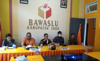 Bawaslu Ende Gelar Rapat Persiapan Verfak Keanggotaan Partai Politik