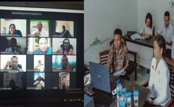Penundaan Pilkada, Divisi HPP Bawaslu Ende  Ikut Rakor Bersama Bawaslu Kabupaten/Kota Se-NTT  Melalui Video Conference