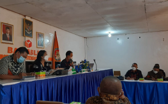 Kordiv HP3S Bawaslu Ende  Ikut Rapat di Bawaslu NTT