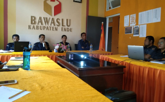 Ketua Bawaslu Ende Minta Aparat Pengawas pemilu Bekerja Maksimal